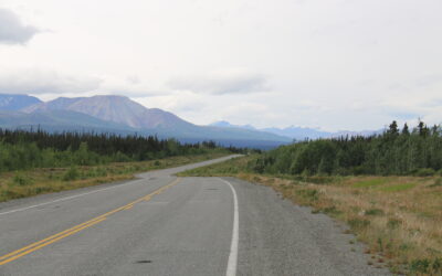 Der Alaska-Highway von Dawson City (km 0) nach Delta Junction (km 2232)